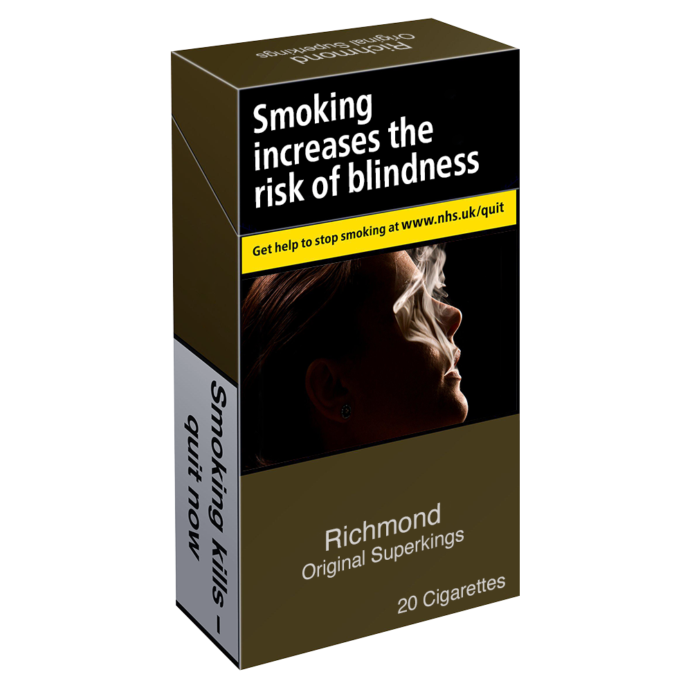Buy Richmond Original Superkings cigarettes 20 pack online UK. Genuine UK duty-paid stock, classic Superkings length, fast next-day delivery available. Order now.